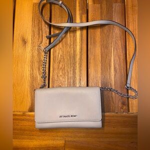 Michael Kors 8” gray envelope purse